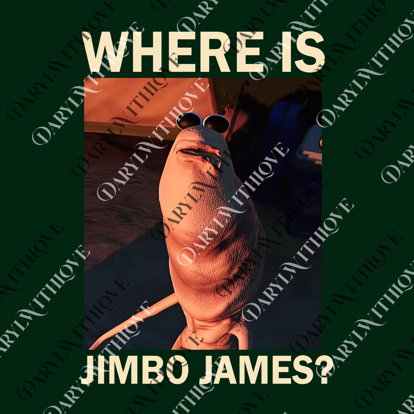 Marcus The Worm Where Is Jimbo James Meme png, Funny Trending Meme png, Digital File
