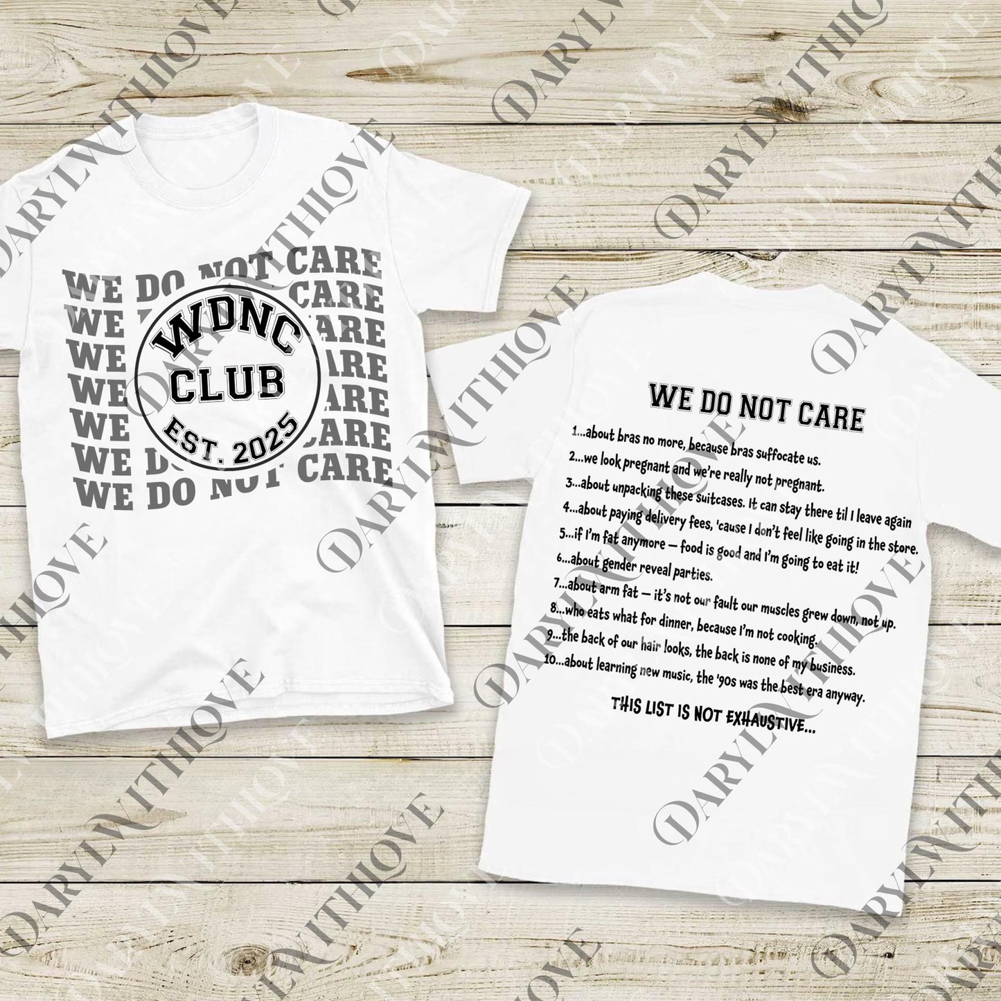 We Do Not Care Club WDNC png, Gen X Don't Care png, Menopause Funny png, Perimenopause png, Trending png