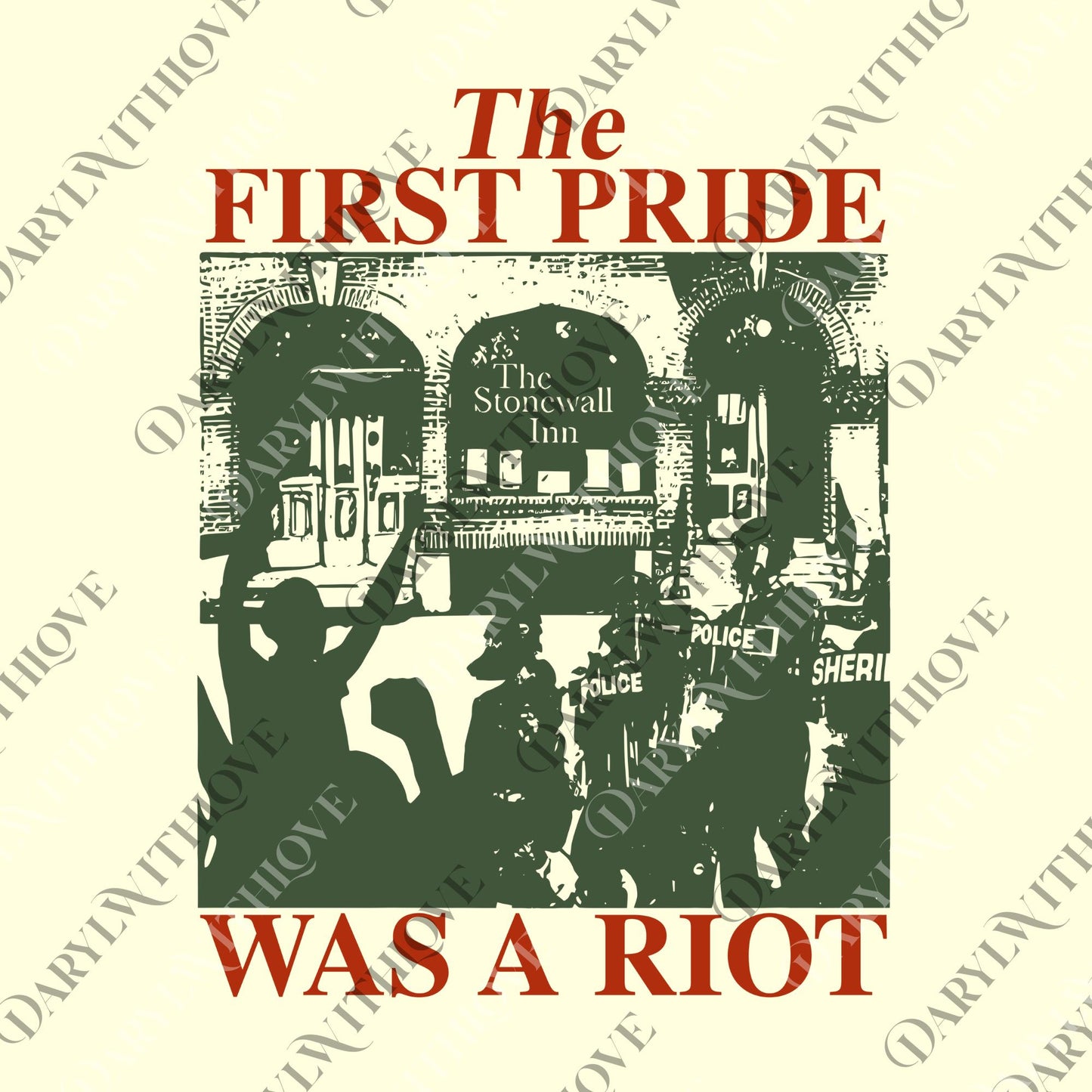 The first pride was a riot png, Gift for men and women png, Gift idea for png