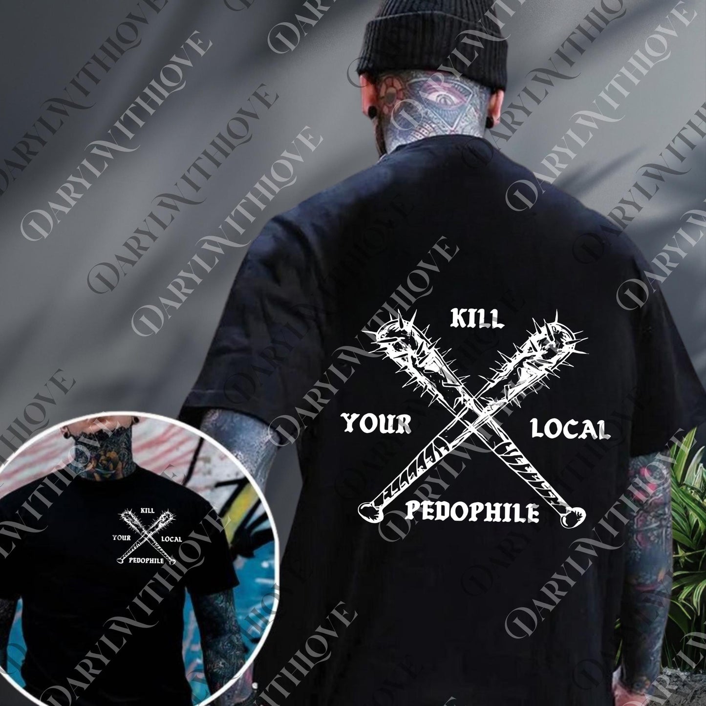 Dead Your Local Pedohile Nails 2 Sided png, Trending Unisex png, png Gift For Womens, Mens