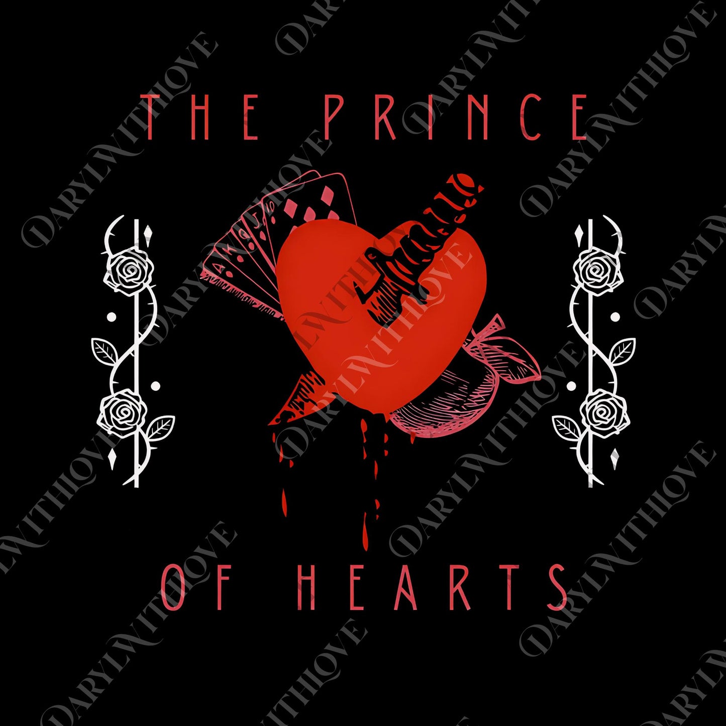 The Prince Of Hearts Shirts, Caraval Series png, Remember It's Only Game png, Legendary png, Bookish png, Romantic Book Lover