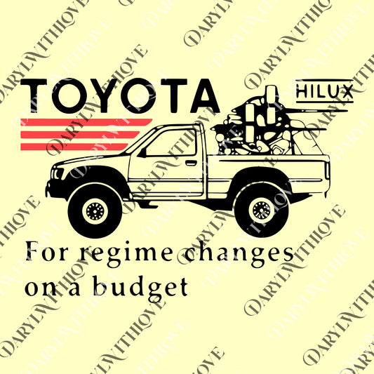 Toyota Hilux png, Toyota png, Legendary Pickup Truck png, Toyotathon png, Toyota Hilux for Regime Changes on a Budget png