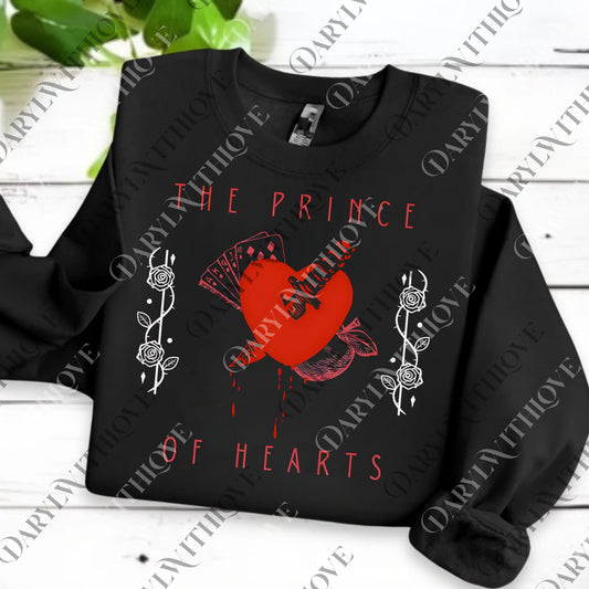 The Prince Of Hearts Shirts, Caraval Series png, Remember It's Only Game png, Legendary png, Bookish png, Romantic Book Lover