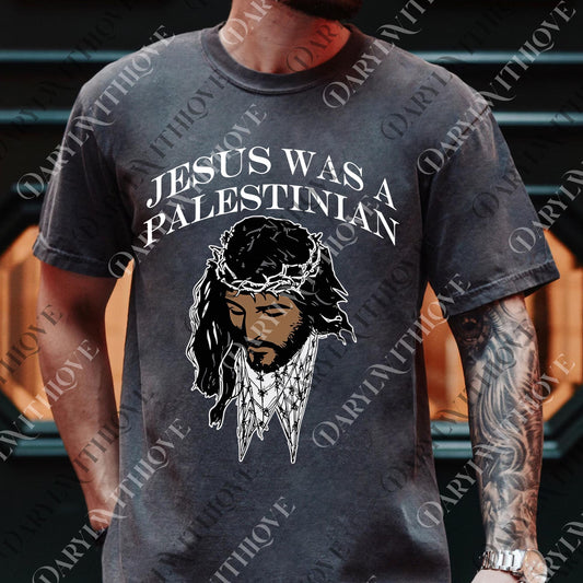 Jesus Was A Palestinian Jesus Keffiyeh png, Digital File