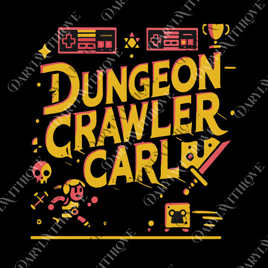 New Achievement Dungeon Crawler Carl png, Gift for Reader, Fantasy Science Fiction Book Lover Donut Fan png, Bookish png