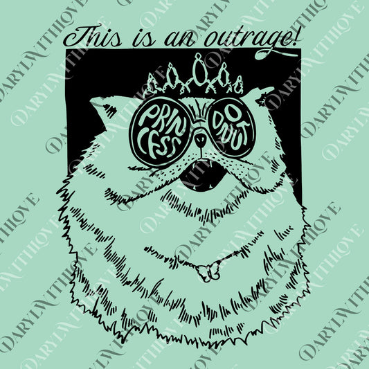 Princess Donut & Mongo png, Dungeon Crawler Carl Inspired png, Fantasy Book Lover png, Gift For Him, Gift For Her