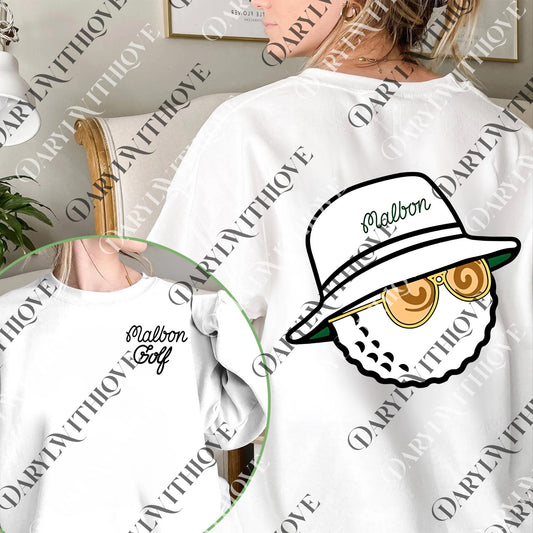Malbon Golf Buckets S Thompson Short Sleeve png, Classic Cotton Unisex png, Trendy Graphic Golf png for Men and Women png