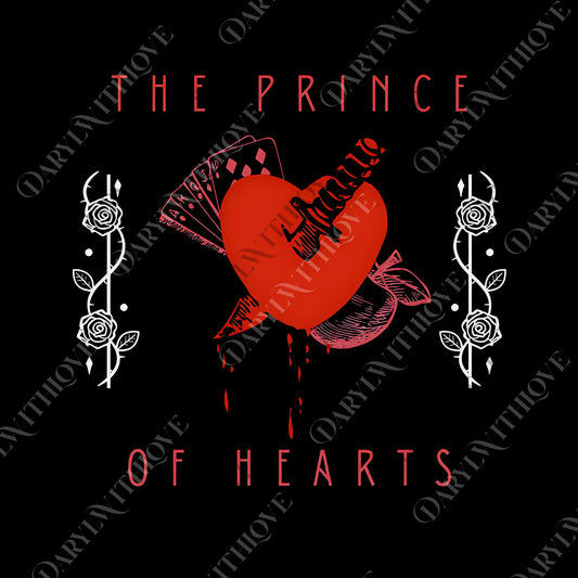 The Prince Of Hearts Shirts, Caraval Series png, Remember It's Only Game png, Legendary png, Bookish png, Romantic Book Lover