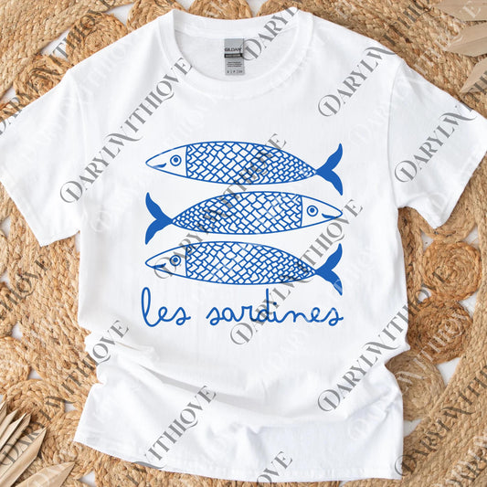 Les Sardines Fisherman png, Seafood Lover png, Sardine Tinned Fish, Fishing png, Ocean Life png, Marine Theme