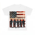 Land of the Free Because of the Brave patriotic design