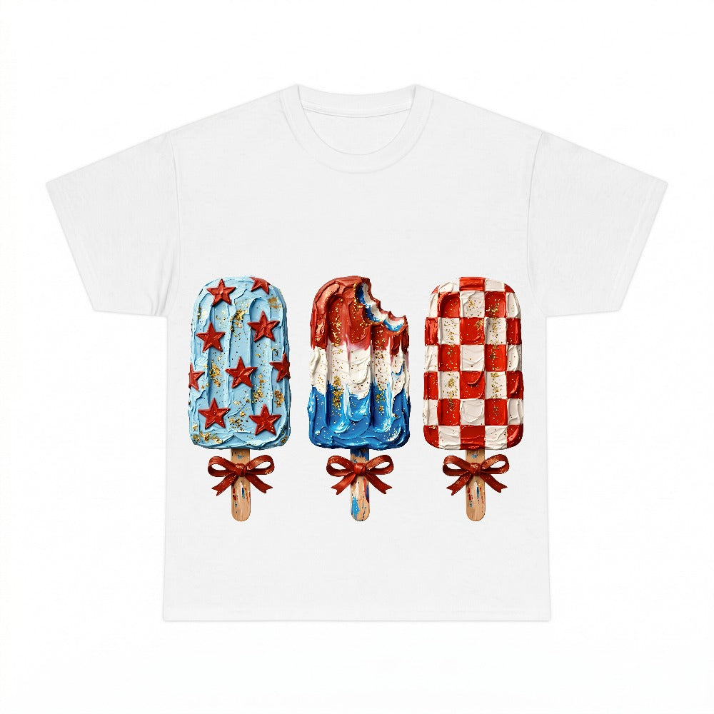 Patriotic Popsicle PNG, Glitter Summer 4th Of July Treat Sublimation Design, 4th of July Digital Download, Instant Download