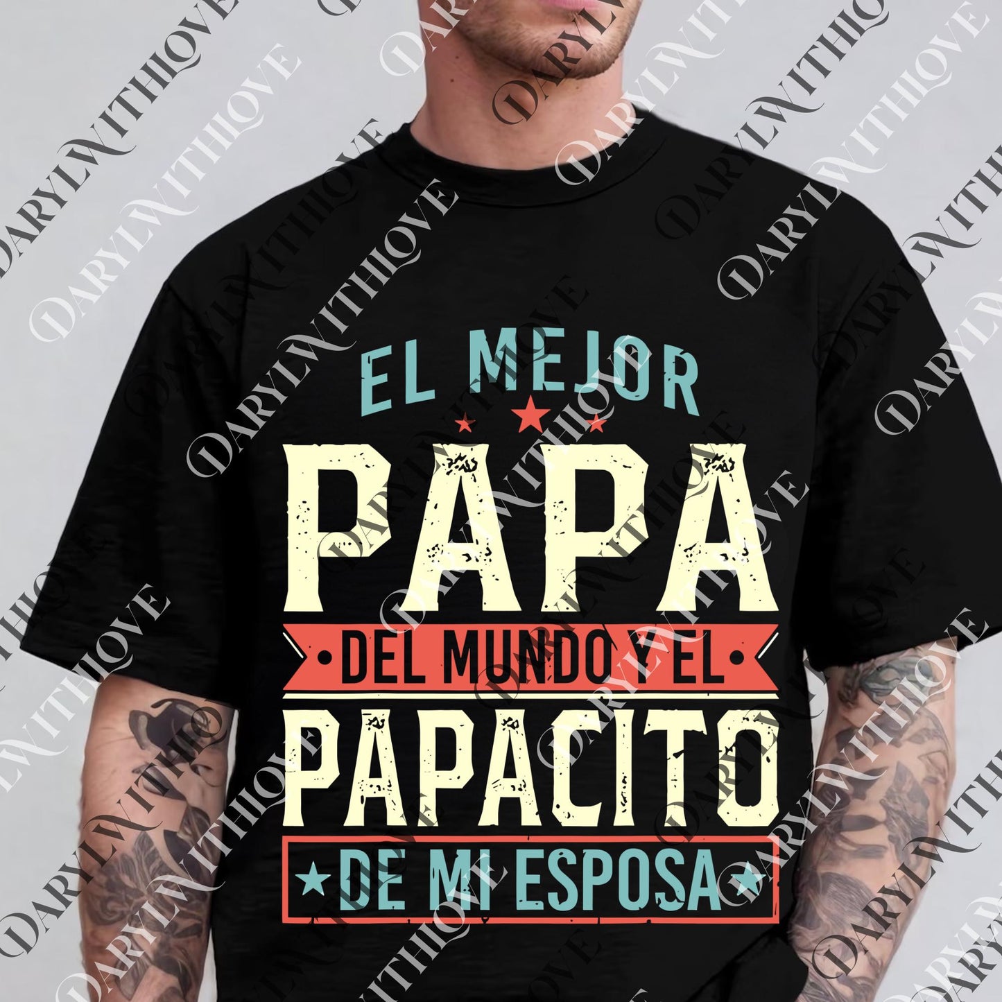 El Mejor Papa del Mundo Yel png, Fathers Day png, Father's Day Giff, My Dad is My Hero png, Papacito De Mi Esposa png, Gift For Dad