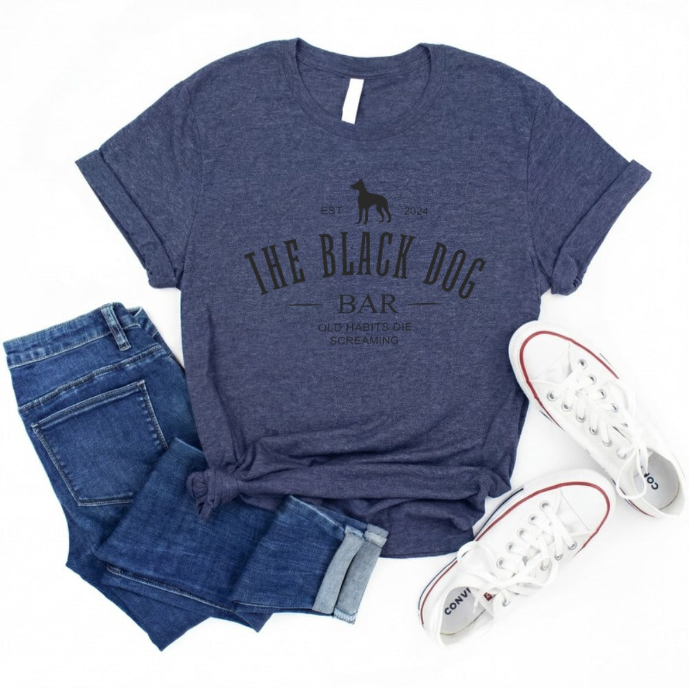 Comfort Colors Minimalist The Black Dog T-shirt