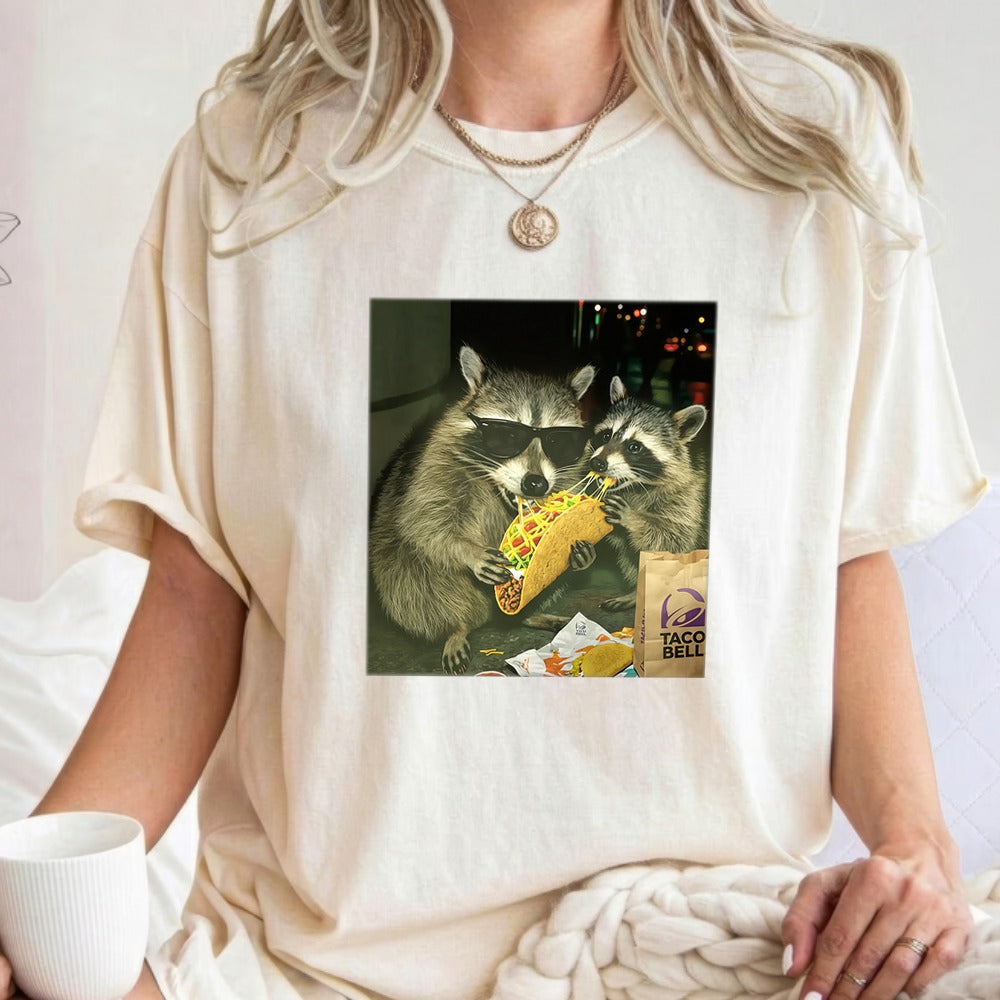 Raccoon Eating Tacos Sweatshirt