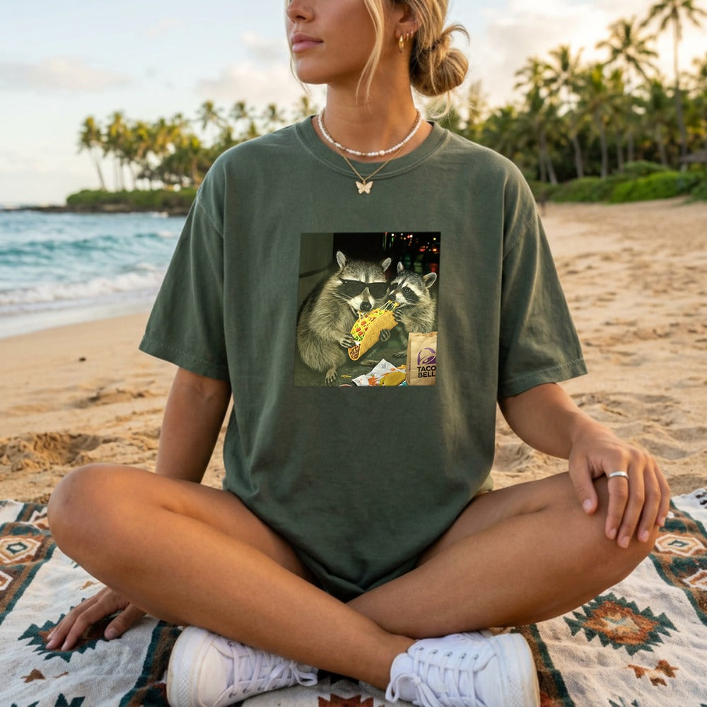 Raccoon Eating Tacos Sweatshirt