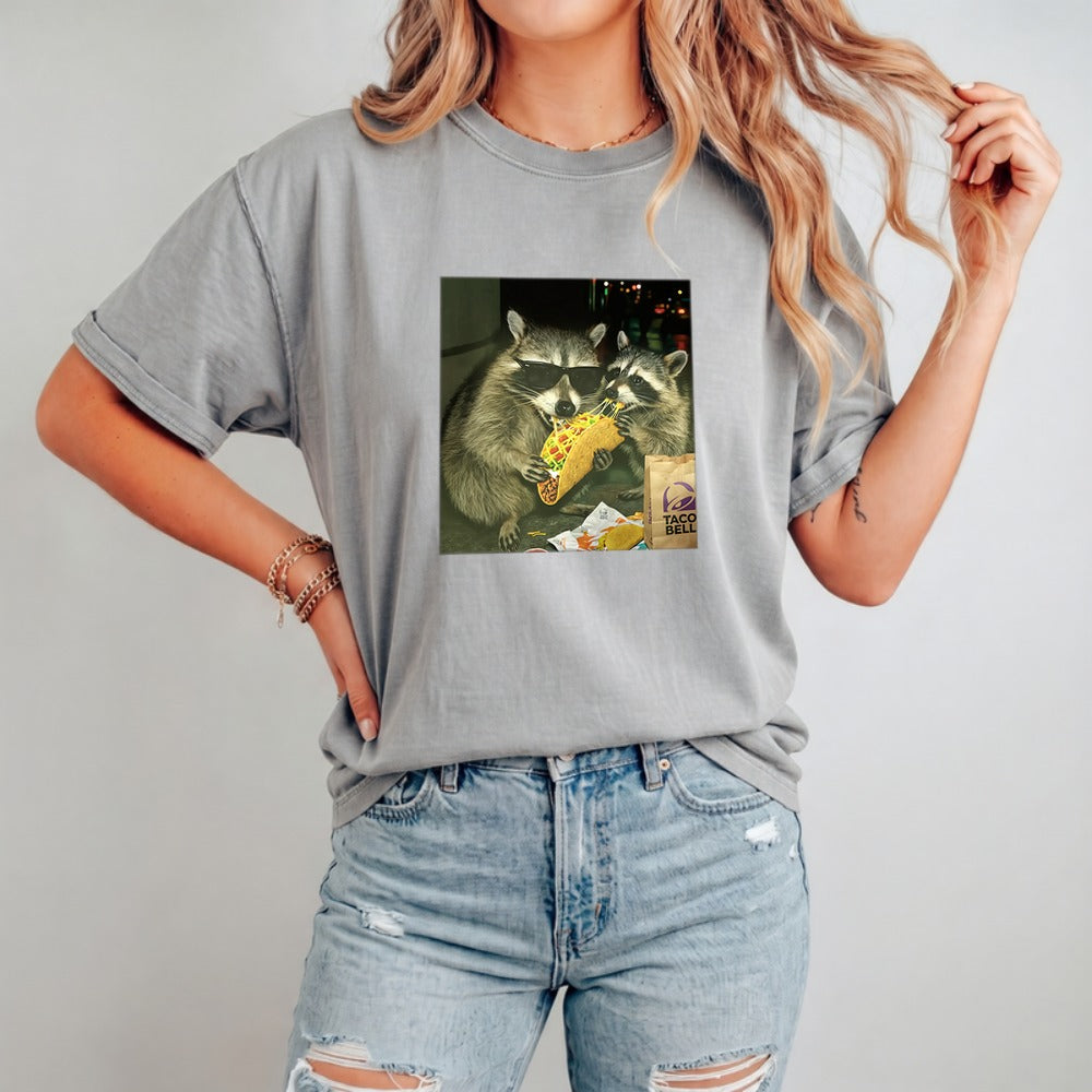 Raccoon Eating Tacos Sweatshirt
