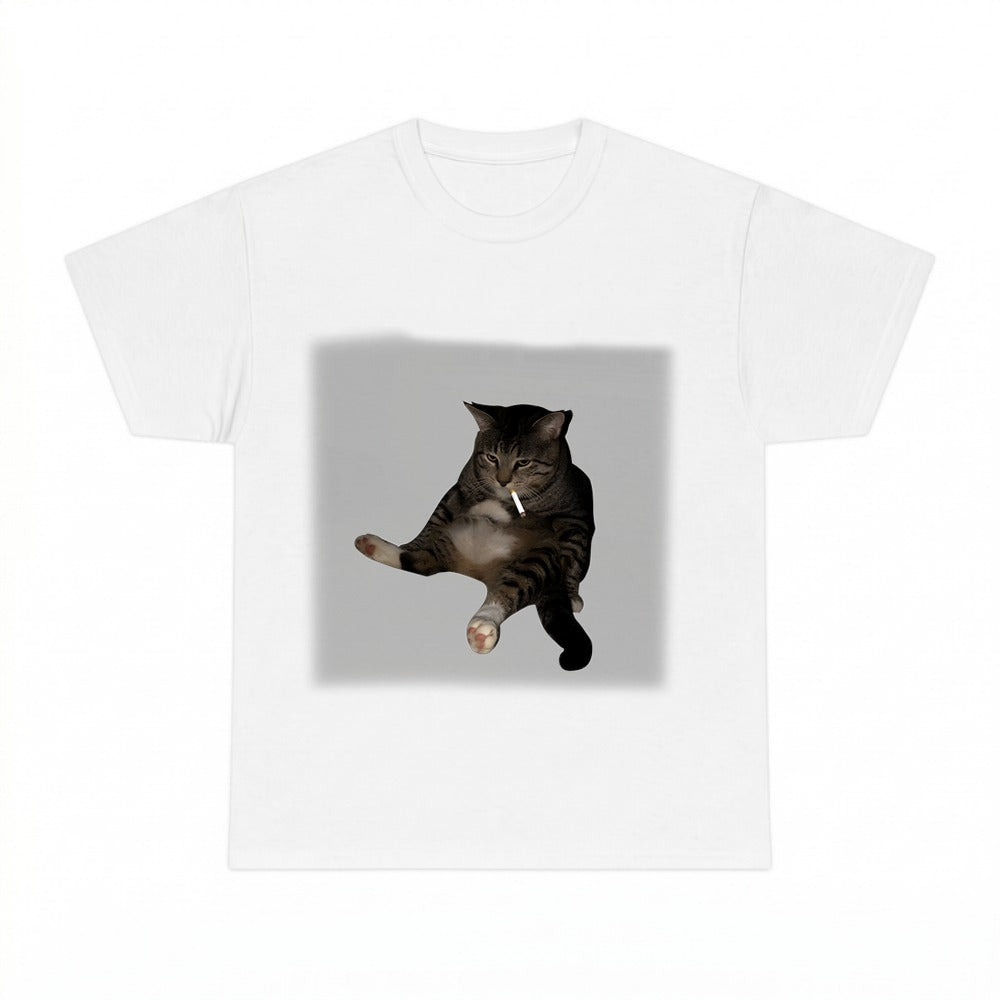 Funny Smoking Cat Meme Shirt