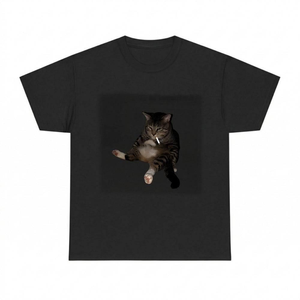 Funny Smoking Cat Meme Shirt