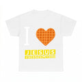 I Love Jesus Jesus Love You Waffle Comfort Colors Shirt