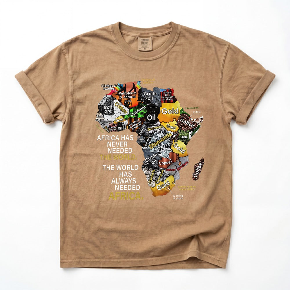 Africa Has Never Need The World Shirt