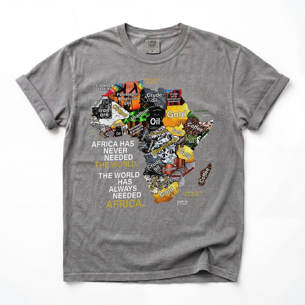 Africa Has Never Need The World Shirt