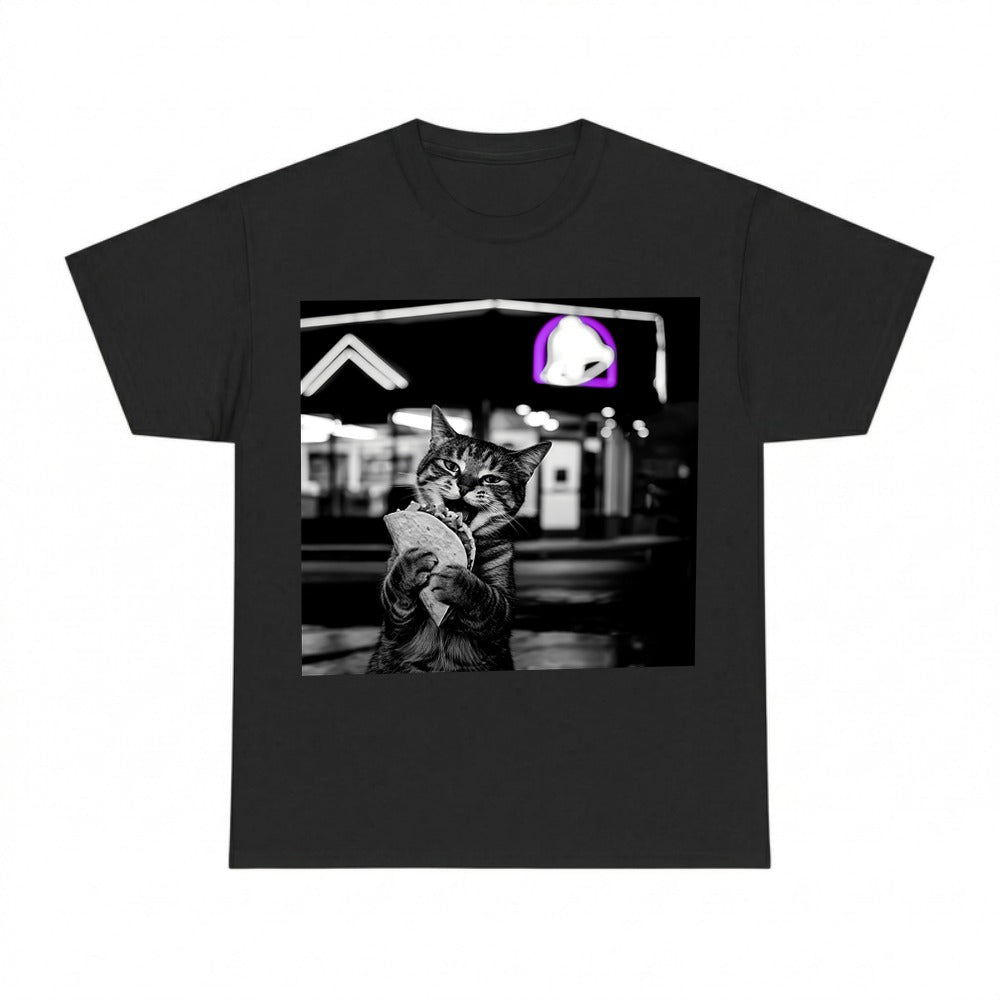 Funny Cat Eating Taco T-Shirt