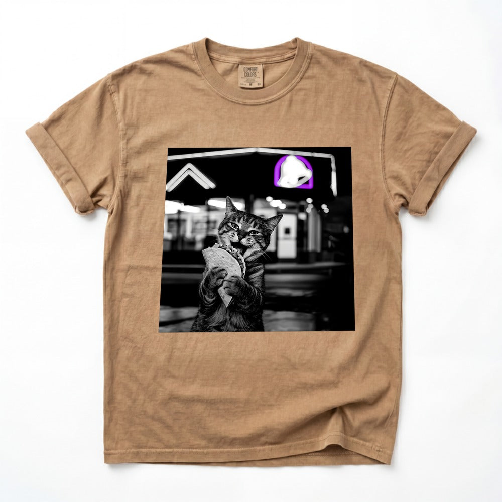 Funny Cat Eating Taco T-Shirt