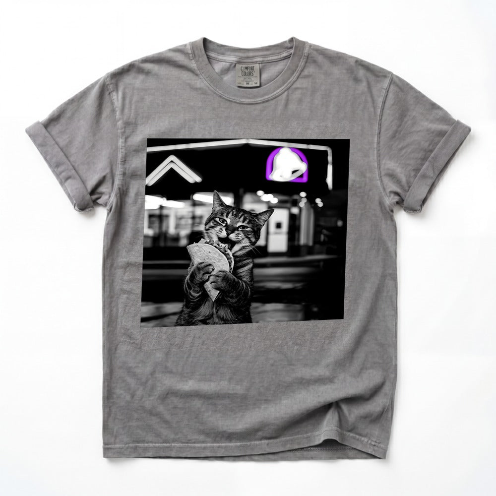 Funny Cat Eating Taco T-Shirt