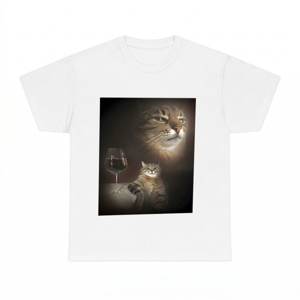 Funny Wine Cat Meme Shirt