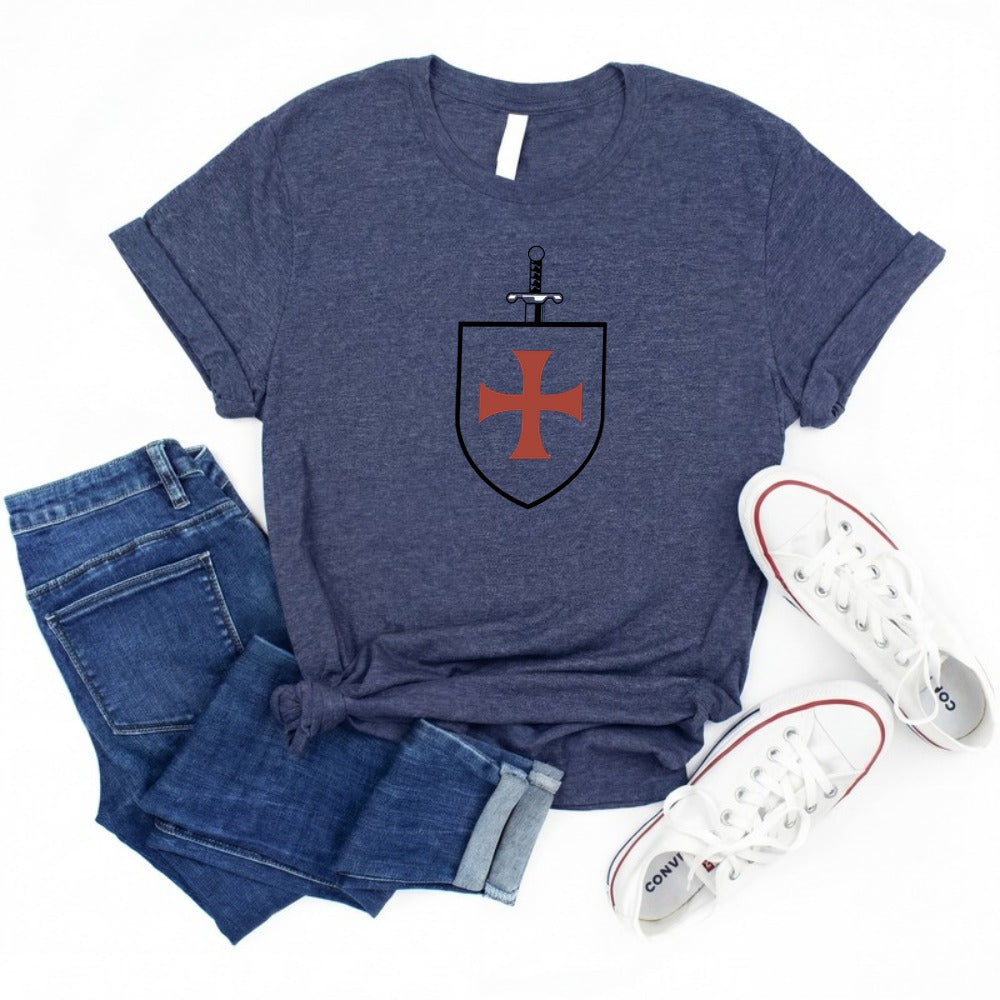 The Leper King - The Crusader King and His Holy Army Vintage T-Shirt