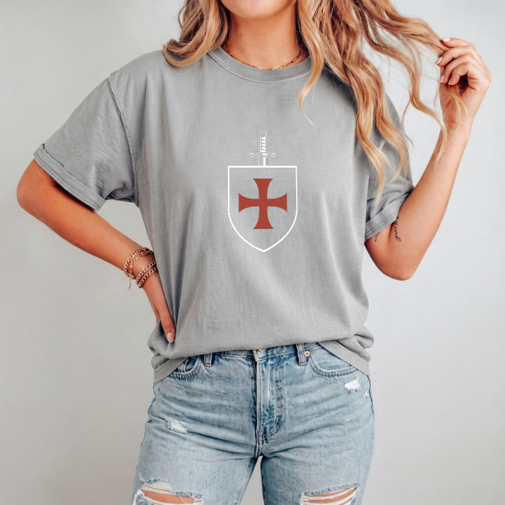 The Leper King - The Crusader King and His Holy Army Vintage T-Shirt