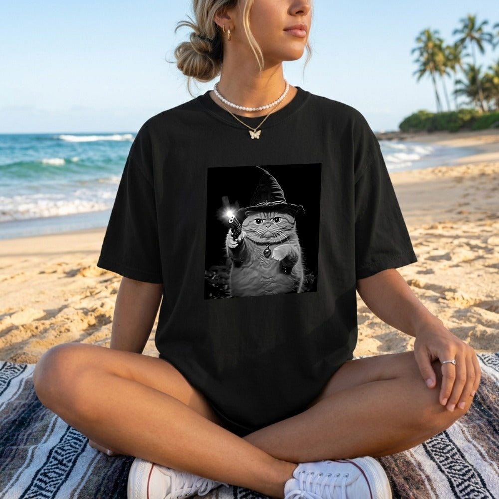 Wizard Kitten Vintage Shirt