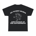 My Tummy Hurts And I'm Mad At The Government Frog Shirt - Gi