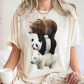 Bear Stack Funny PNG, Cute Animal Humor Digital Download, Instant Download