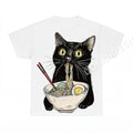 Black Cat Ramen PNG, Funny Cat Lover Digital Download, Cute Kitten Sublimation