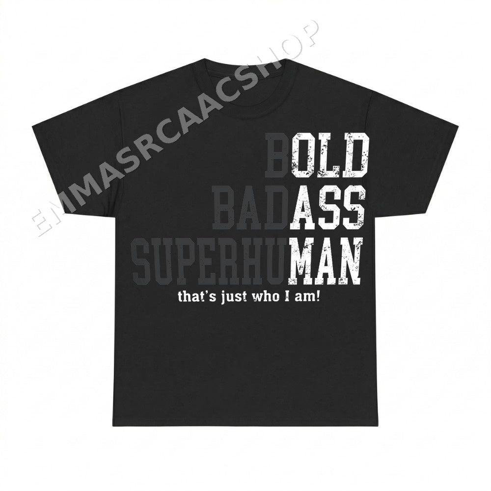 Bold Badass Superhuman PNG, Motivational Quote Digital Download, Instant Download