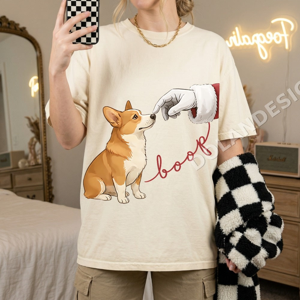 boop Dog Breeds Santa Nose Boop PNG, Dog Lover Digital Download