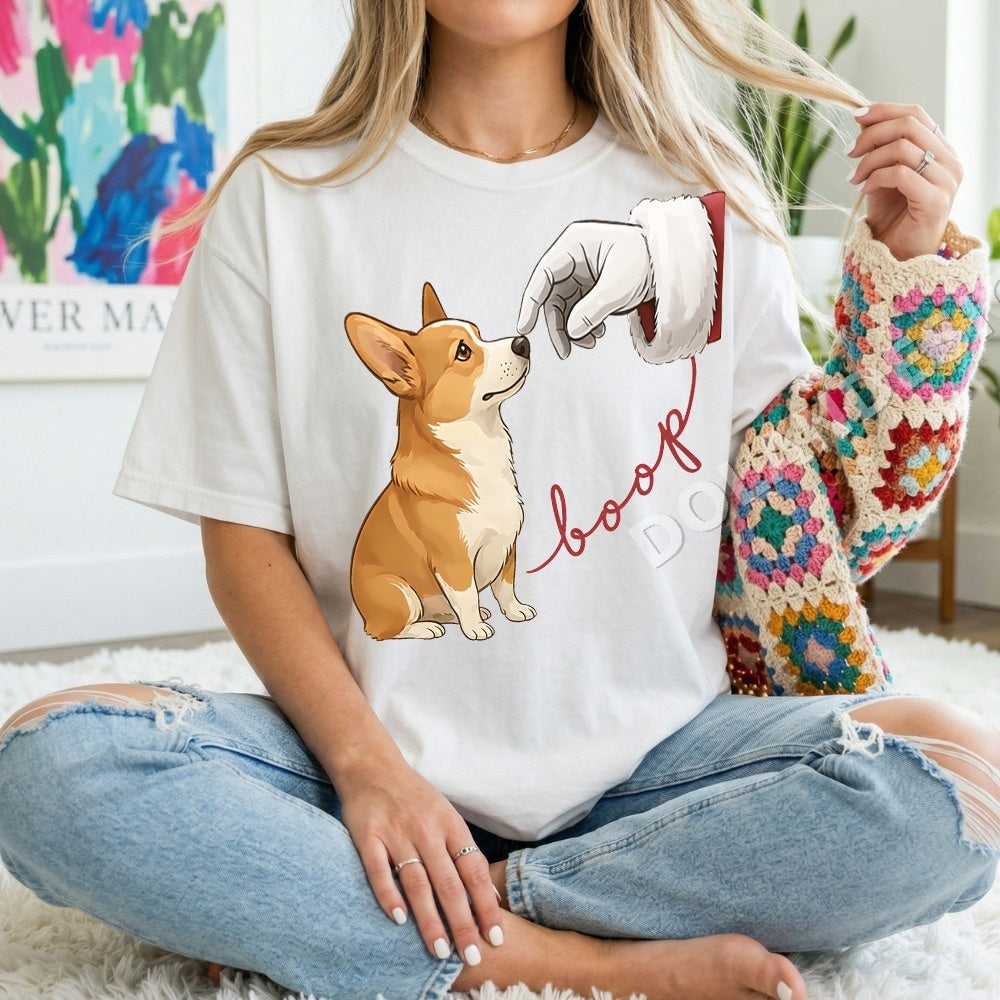 boop Dog Breeds Santa Nose Boop PNG, Dog Lover Digital Download