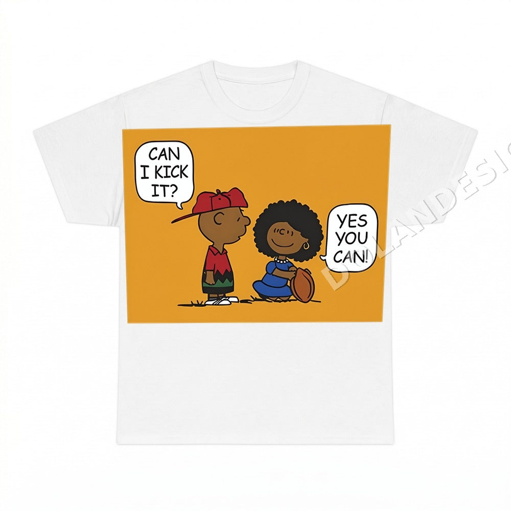 Can I Kick It Yes You Can Comic PNG, Cartoon Dialogue Digital Download