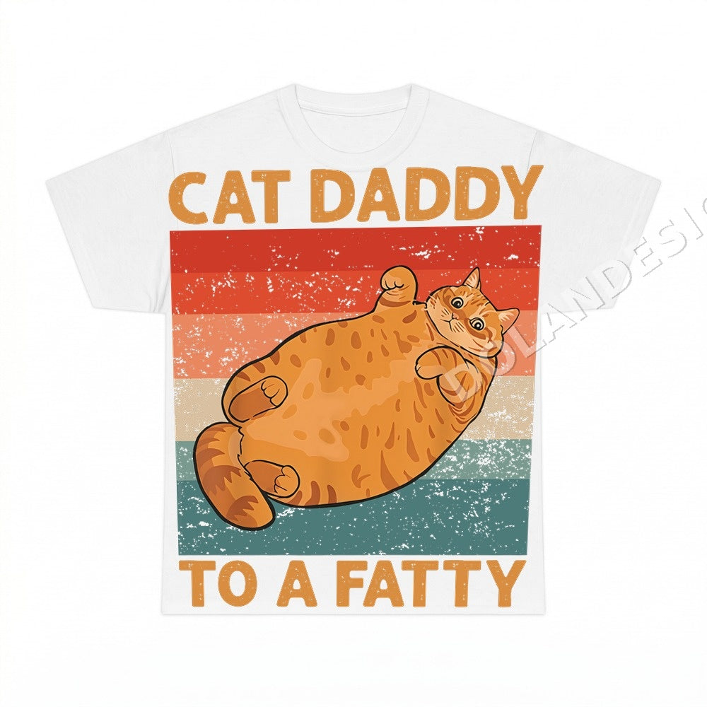 Cat Daddy To A Fatty PNG, Funny Fat Cat Digital Download, Instant Download