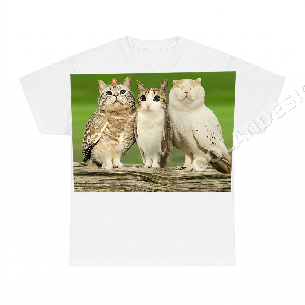 Cat Owl Hybrid PNG, Whimsical Animal Digital Download, Instant Download