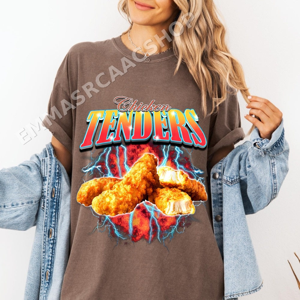 Chicken Tenders PNG, Funny Fried Chicken Digital Download, Humor Graphic