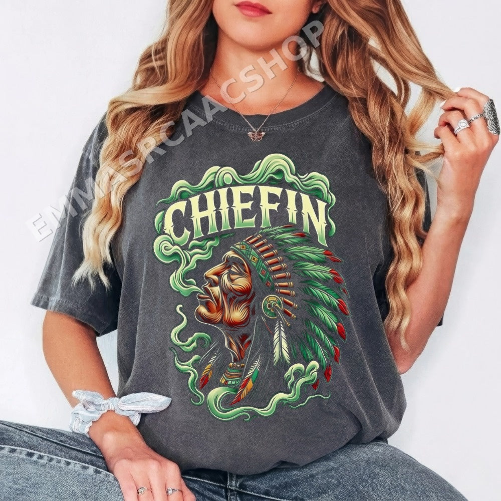 Chiefin Native American PNG, Indigenous Tribal Watercolor Digital DownloadChiefin Native American PNG, Indigenous Tribal Watercolor Digital