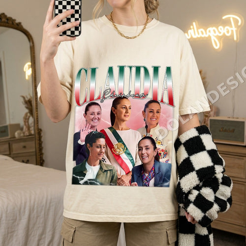 Claudia Sheinbaum PNG, Mexican Political Collage Digital Download, Instant Download