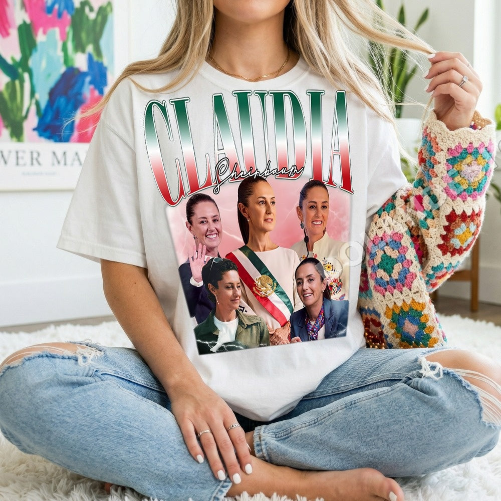 Claudia Sheinbaum PNG, Mexican Political Collage Digital Download, Instant Download
