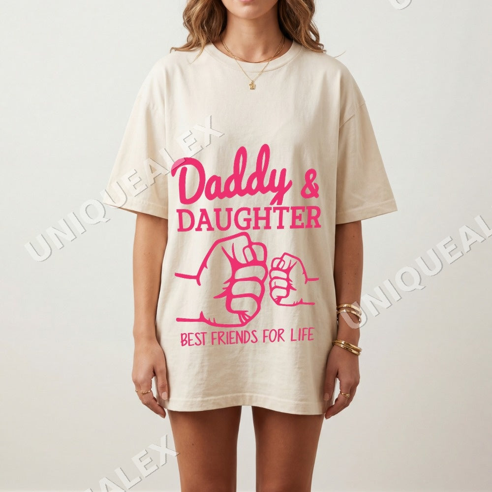 Daddy Daughter Best Friends For Life PNG, Family Humor Digital Download