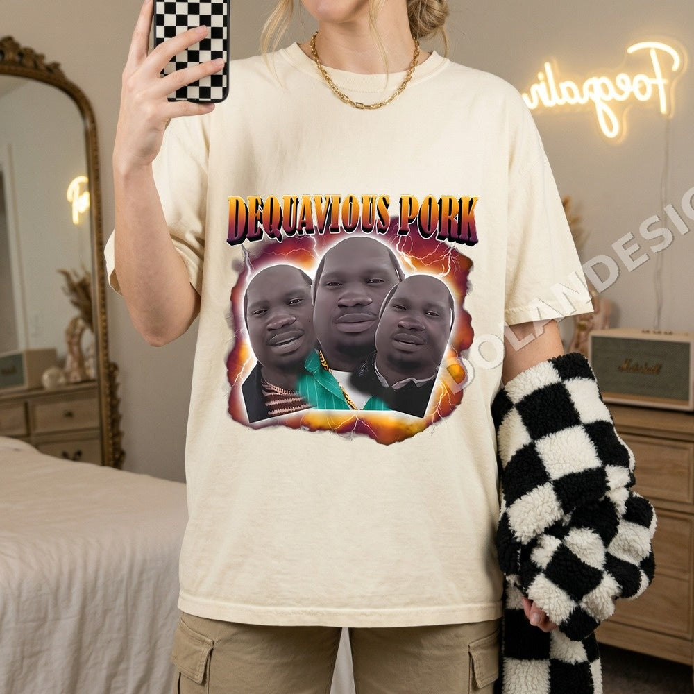 Dequavious Pork Streetwear PNG, Urban Graphic Digital Download