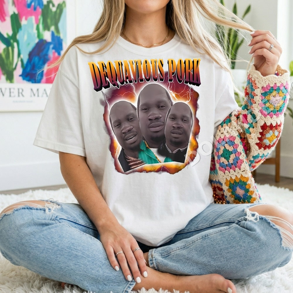 Dequavious Pork Streetwear PNG, Urban Graphic Digital Download