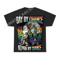 Gay By Chance Alpha By Choice PNG, Lgbtq Pride Wolf Design Digital Download