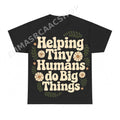 Helping Tiny Humans do Big Things PNG, Mom Life Daisy Digital Download